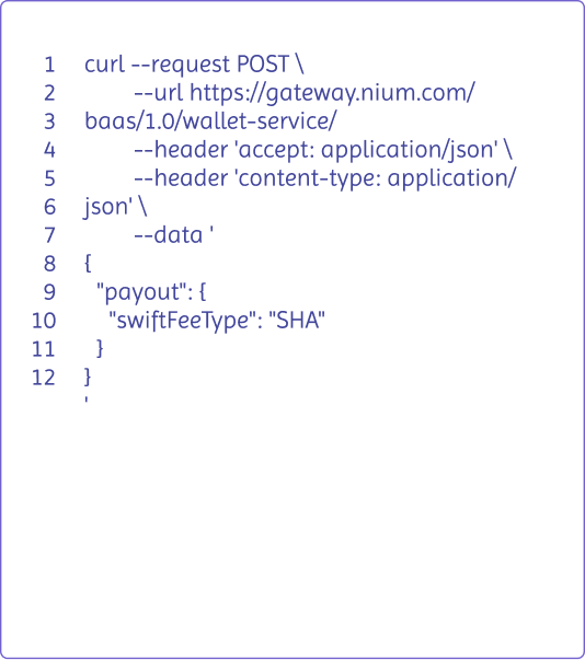 Payout Developer API Background